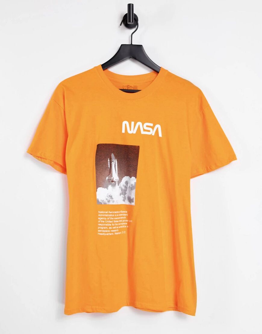 MERCH CMT LTD Nasa rockett oversized t-shirt in orange  Orange