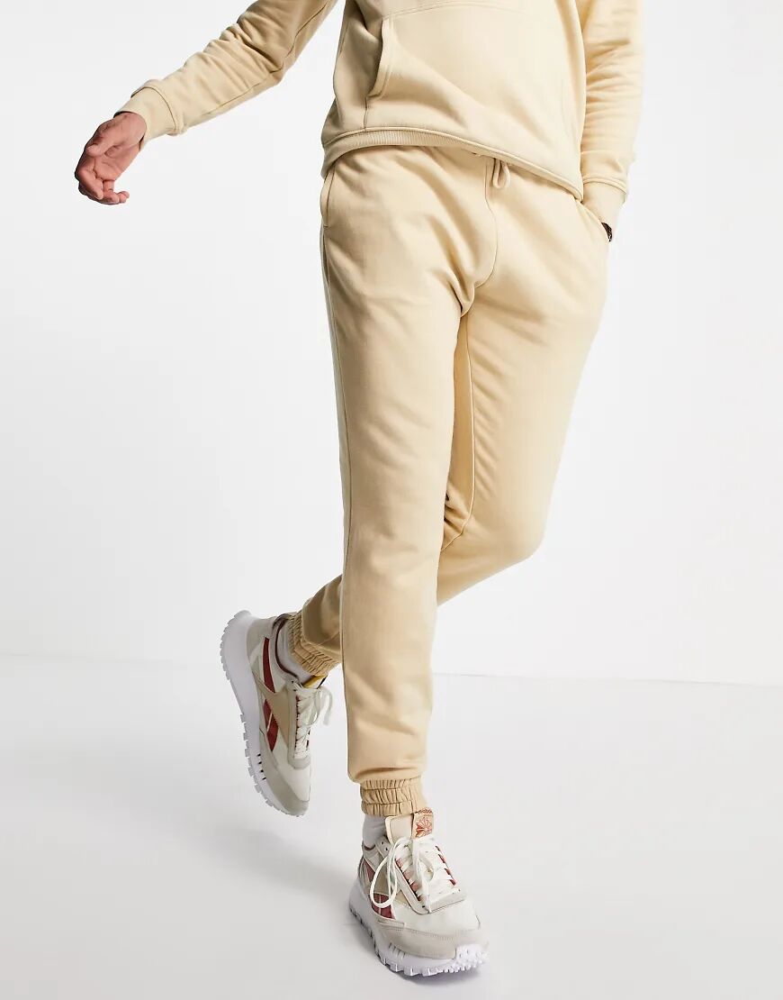 New Look co-ord joggers in stone-Neutral  Neutral