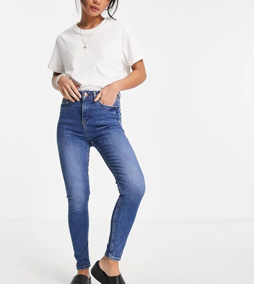 New Look Petite lift & shape skinny jean in light blue  Blue