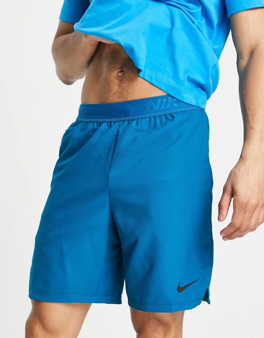 Nike Training Nike Pro Training Dri-FIT Flex Vent Max shorts in blue  Blue