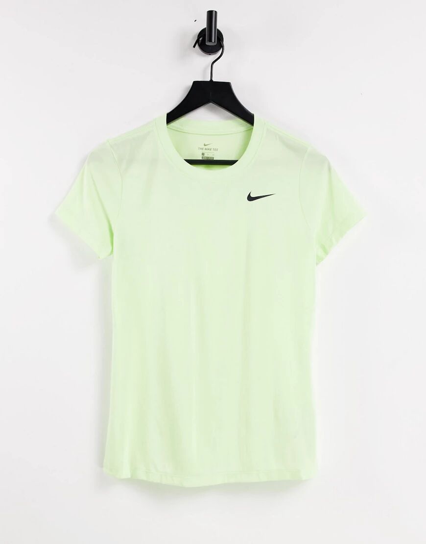 Nike Training Dri-FIT short sleeve t-shirt in lime-Green  Green