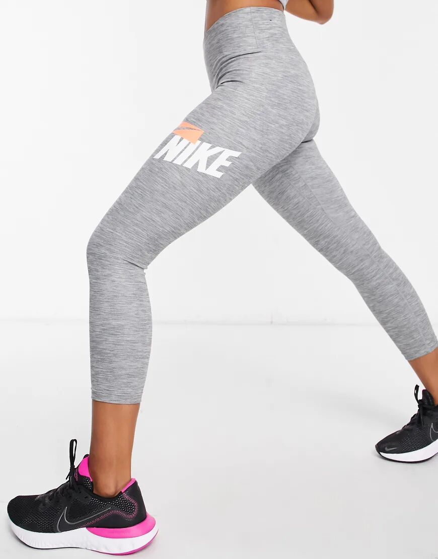 Nike Training One Sculpt Tight cropped leggings in grey  Grey