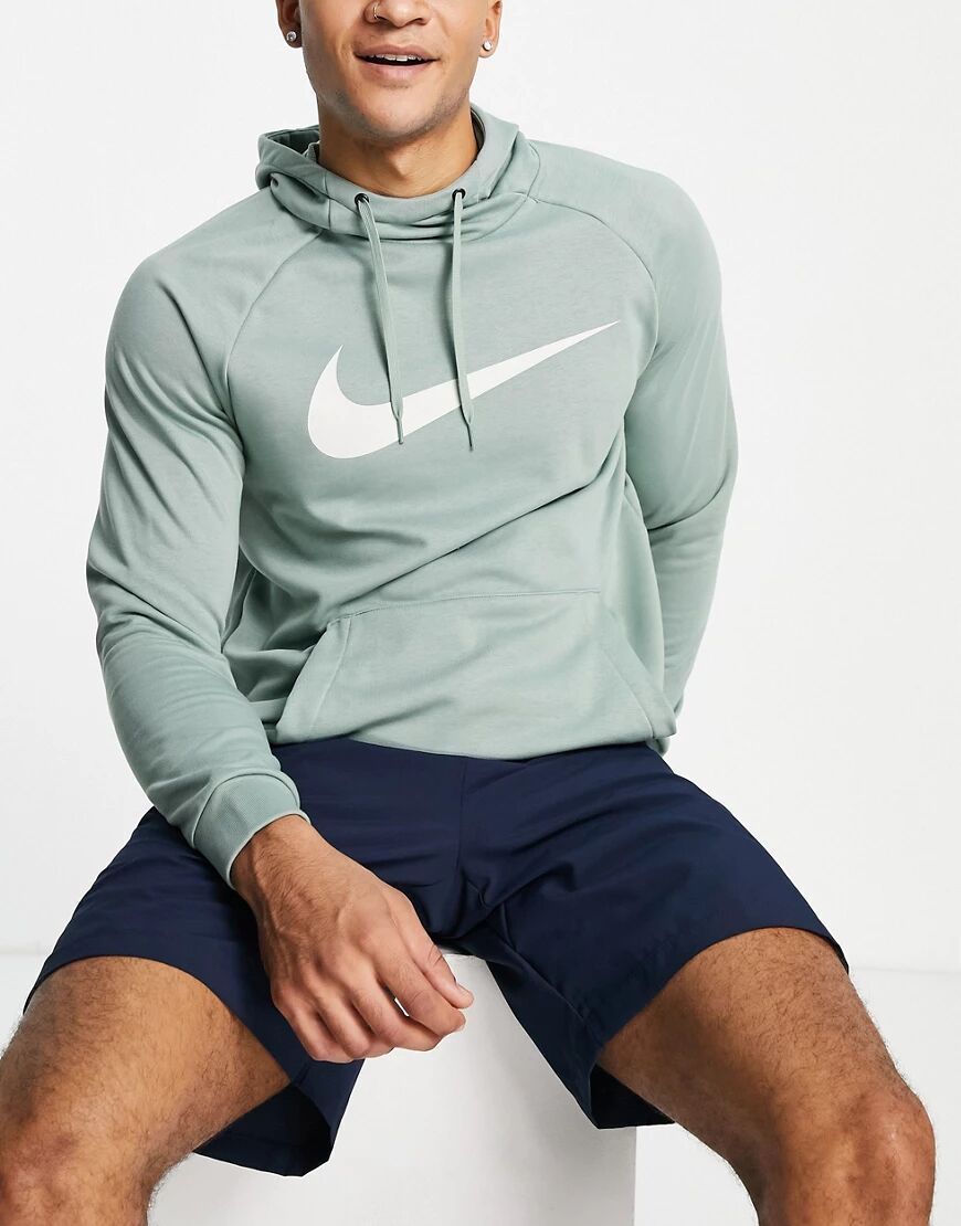 Nike Training Q5 Dri-FIT Swoosh hoodie in green  Green