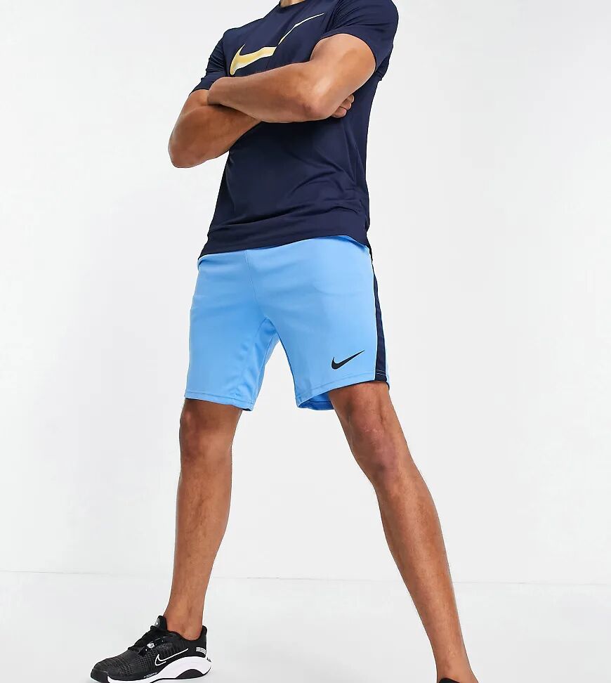 Nike Training Tall Dri-FIT shorts in blue  Blue