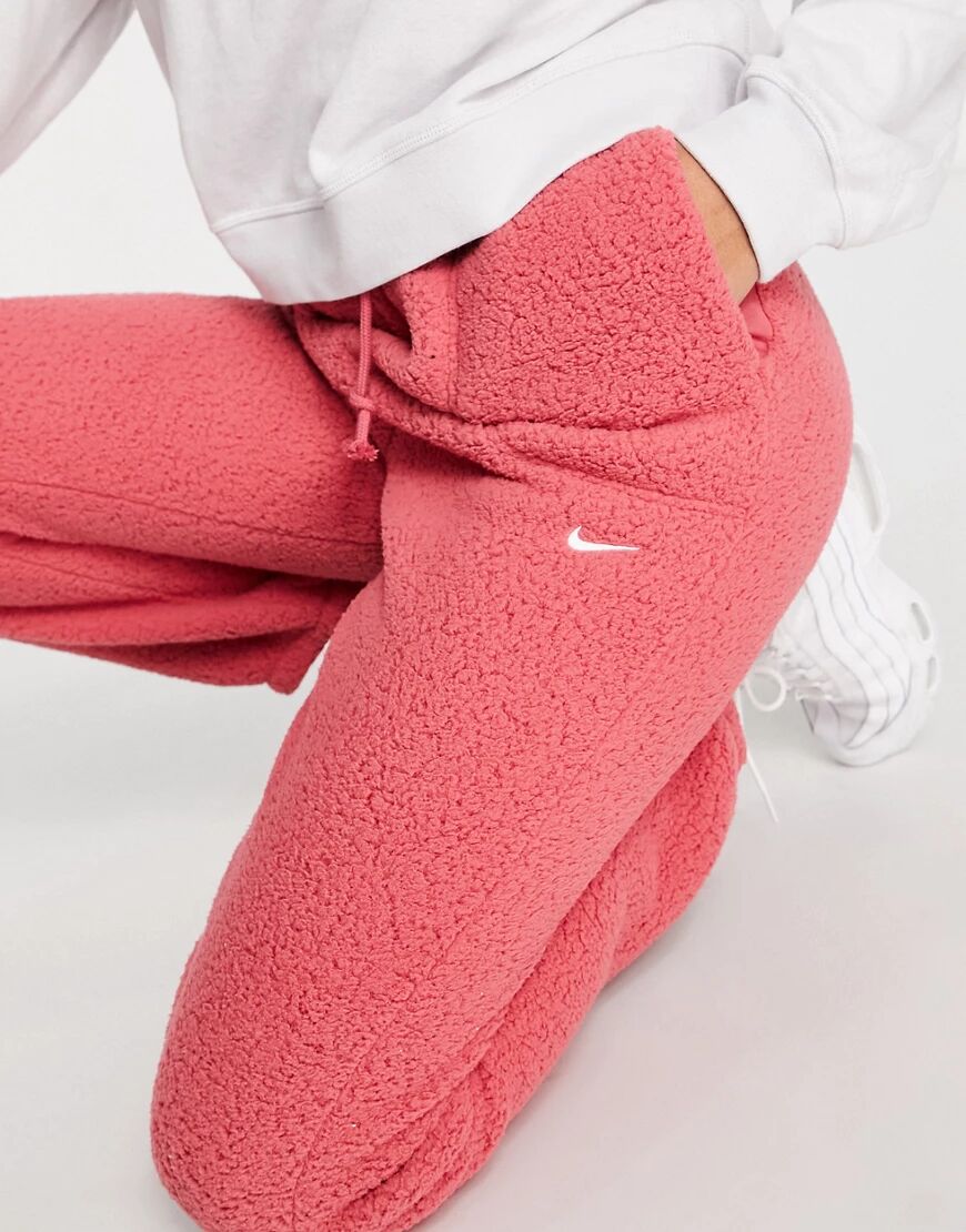 Nike Training Therma-FIT Cozy fleece joggers in pink  Pink