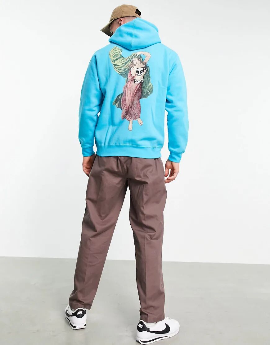 Obey beast of burden hoodie in blue  Blue