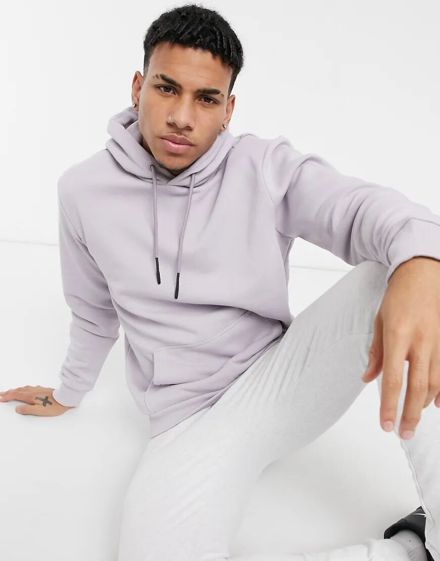 Only & Sons hoodie in lilac-Purple  Purple