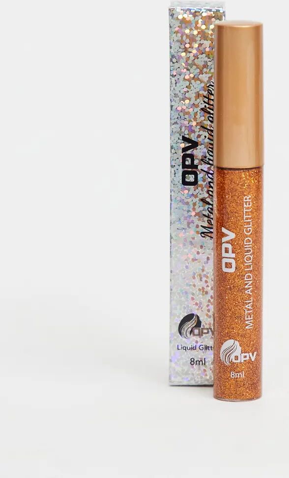 OPV Beauty Give Me Glow Metal and Liquid Glitter Liner - Bronze-Brown  Brown