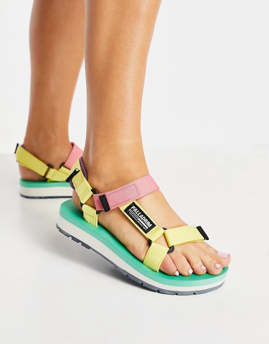 Palladium Outdoorsy Urbanity flat sandals in multi  Multi