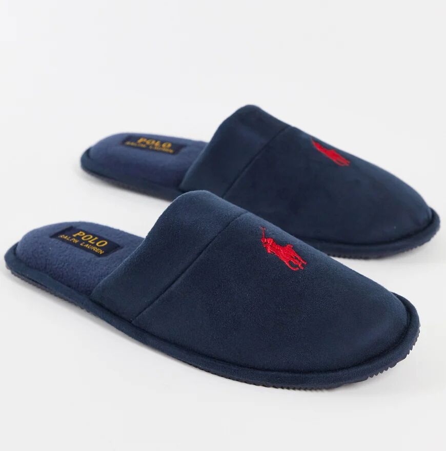 Polo Ralph Lauren sunday scuff II slip on slippers in navy  Navy