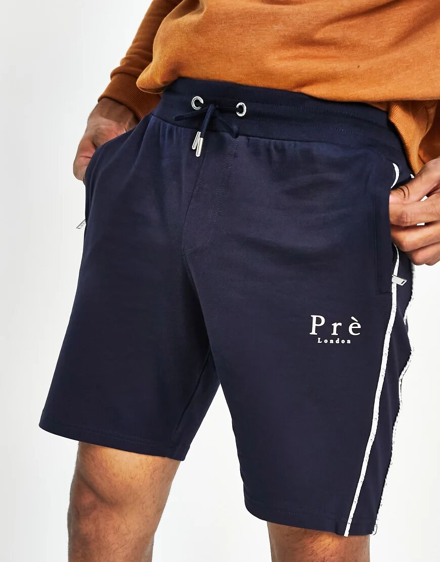 Pre London avina mini taping shorts in navy  Navy