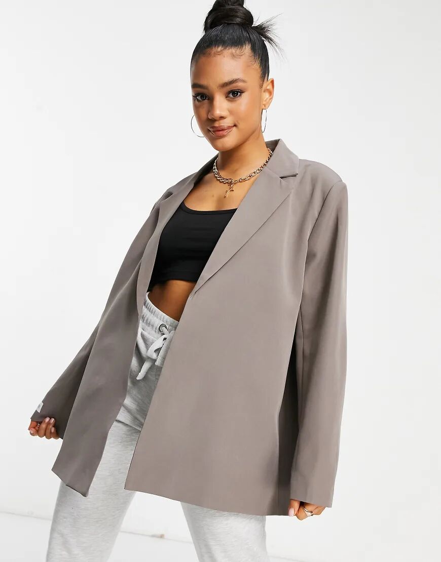 Public Desire tailored blazer in grey  Grey