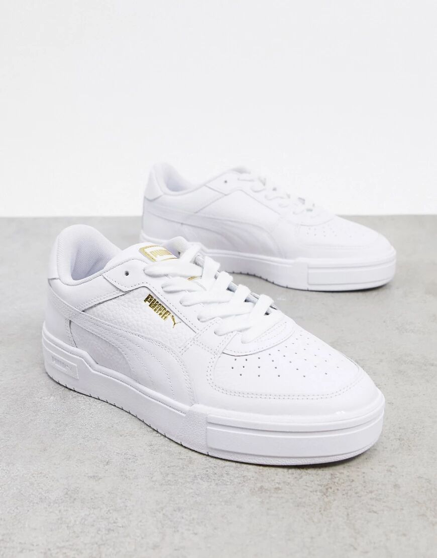 Puma CA-PRO trainers in triple white  White