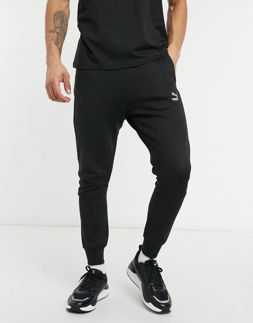 Puma Classics Tech sweatpants in black  Black