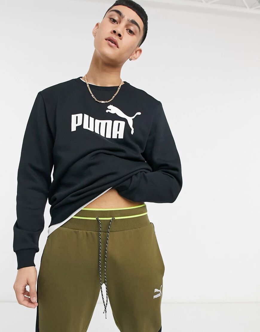 Puma Essentials sweatshirt in black  Black