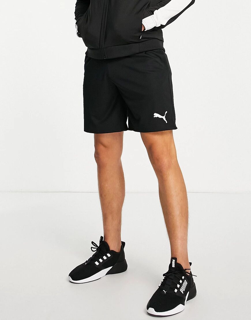 Puma Football Rise shorts in black  Black