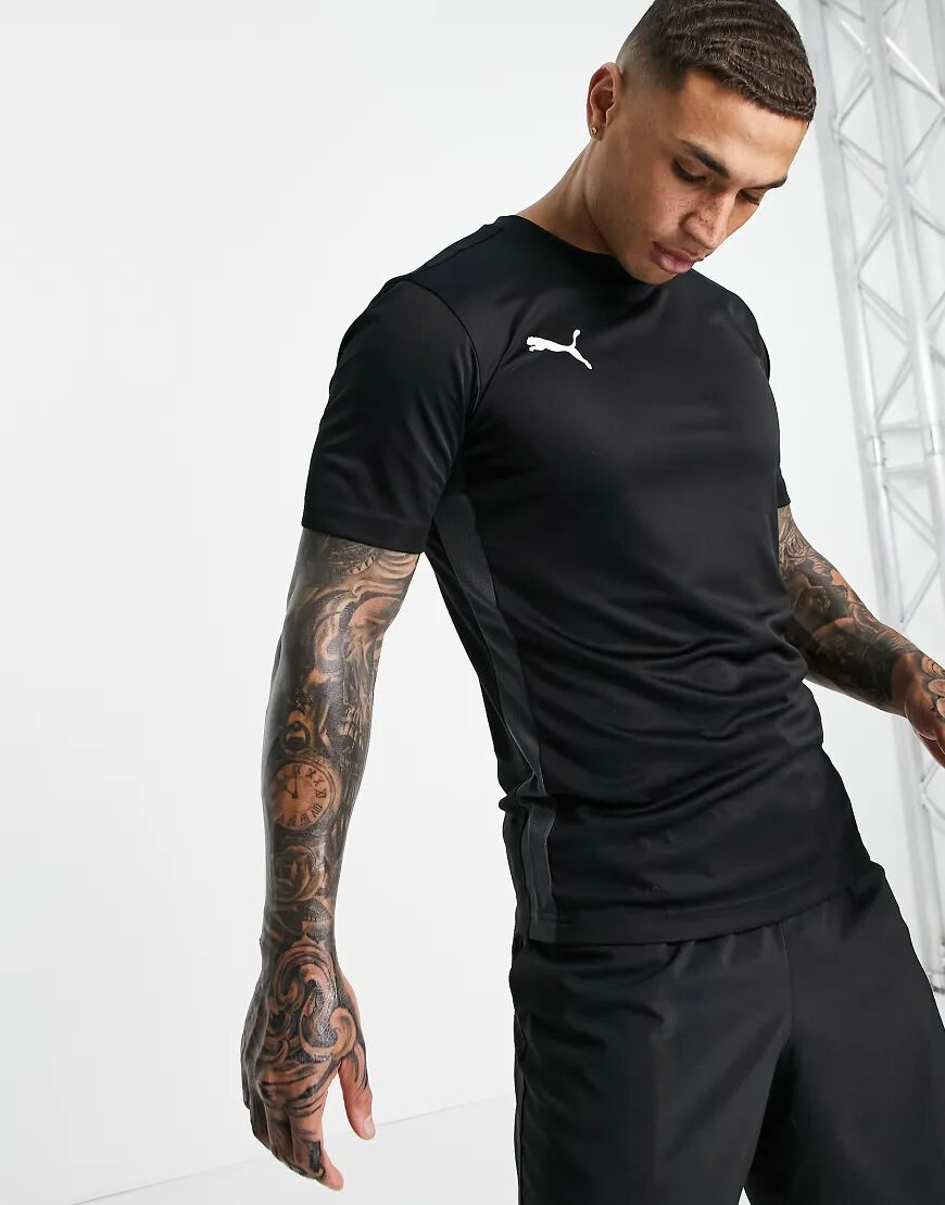 Puma Football shirt in black  Black