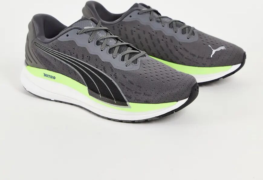 Puma Magnify Nitro trainers in green-Grey  Grey