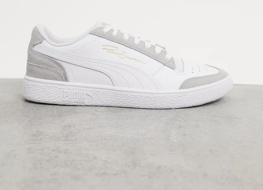 Puma Ralph Sampson lo vintage trainers in white  White