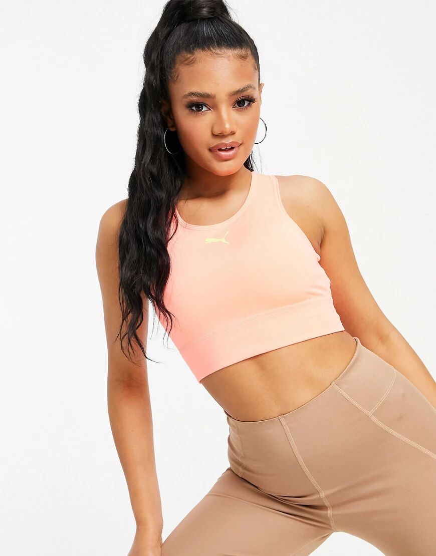 Puma RTG crop top in peach-Pink  Pink