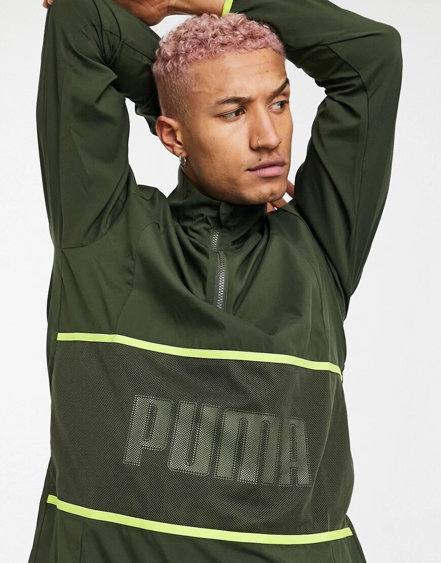 Puma Training Graphic jacket in green  Green