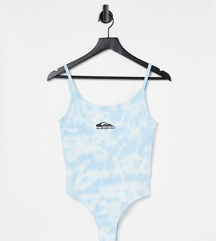 Quiksilver Wave Project tie dye body suit in blue Exclusive at ASOS  Blue
