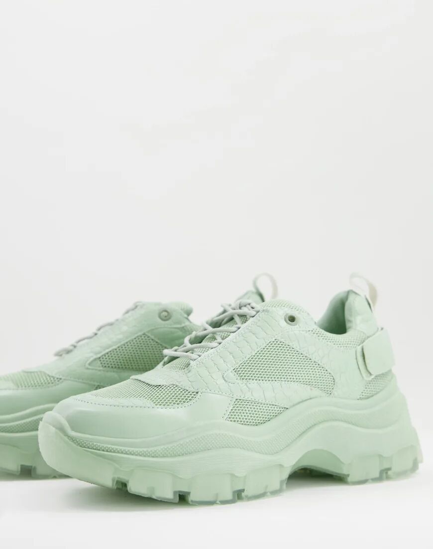 RAID Malibu chunky trainers in mint-Green  Green