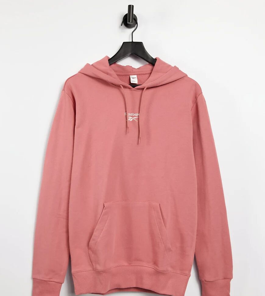 Reebok boyfriend fit logo hoodie in pink exclusive to ASOS  Pink