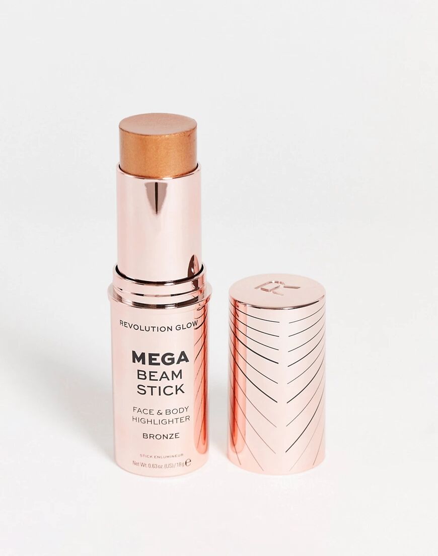 Revolution Glow Mega Beam Highlighter Stick - Bronze-Brown  Brown