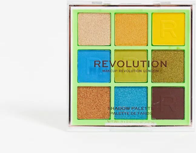 Revolution Neon Heat Eyeshadow Palette Safari Green-Multi  Multi