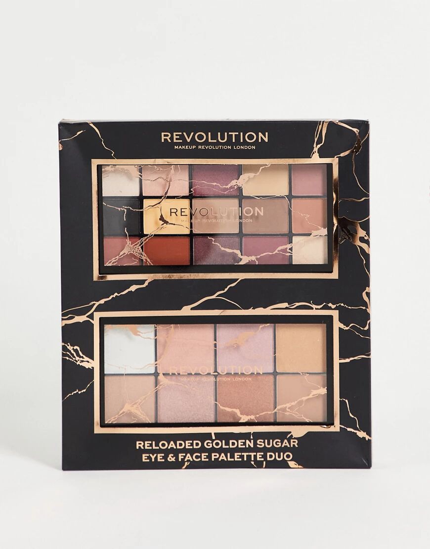 Revolution Reloaded Golden Sugar Eye & Face Palette Set (save 23%)-Multi  Multi