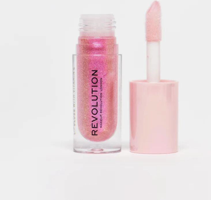 Revolution Shimmer Bomb Lip Gloss - Daydream-Pink  Pink