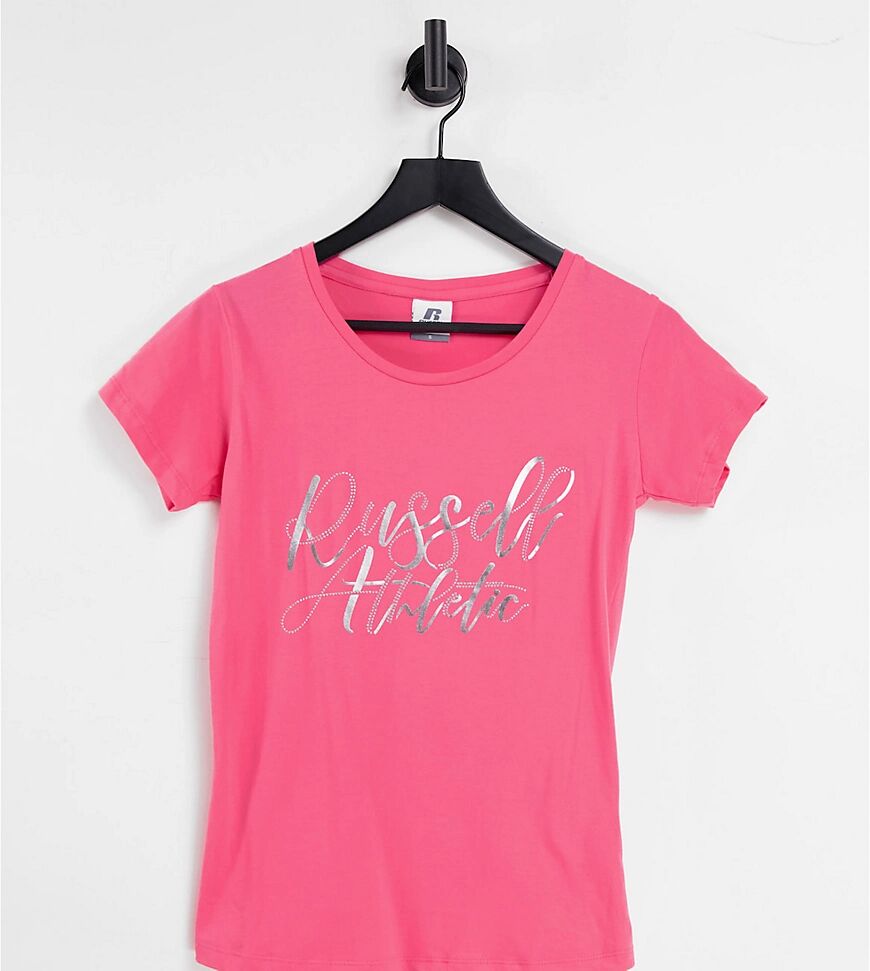 Russell Athletic crew neck t-shirt in pink  Pink