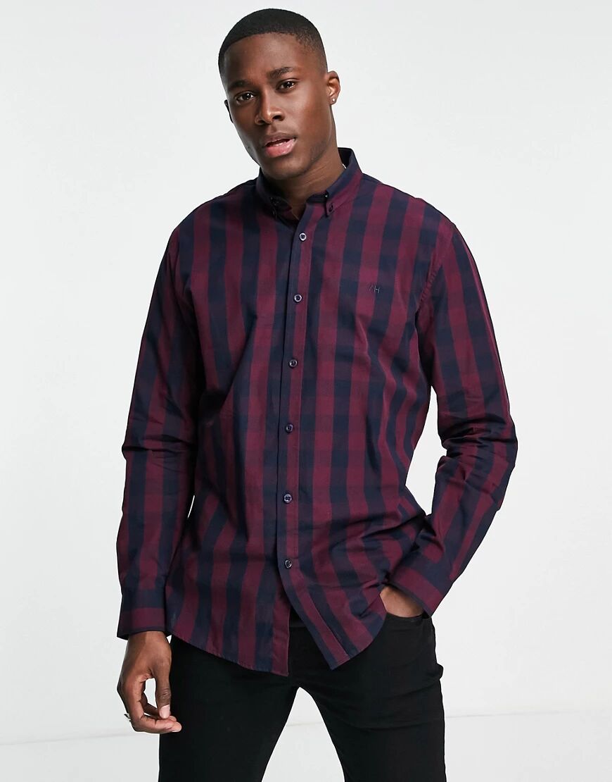 Selected Homme long sleeve shirt in red  Red