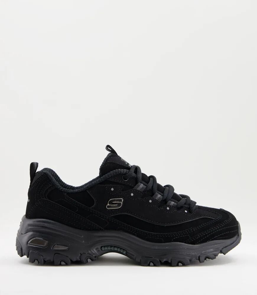 Skechers D'Lites Play On trainers in black  Black