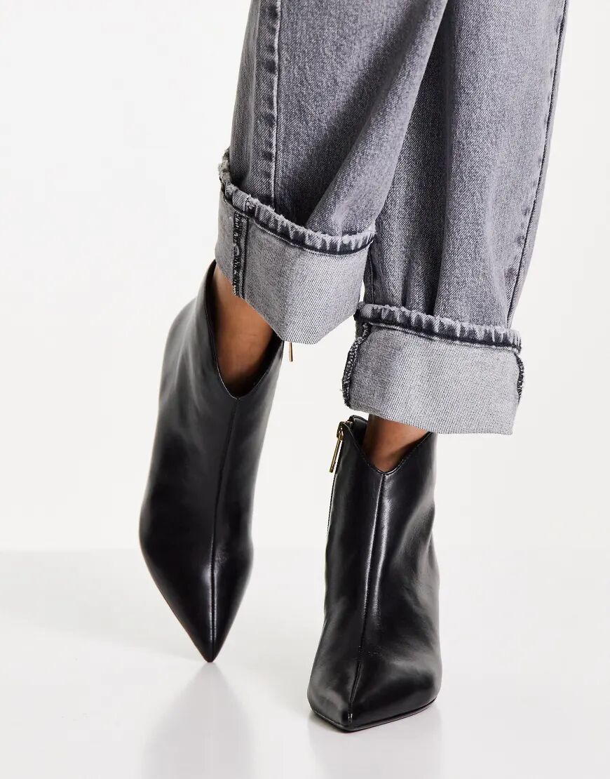 Ted Baker Galiana pointed ankle boot in black  Black