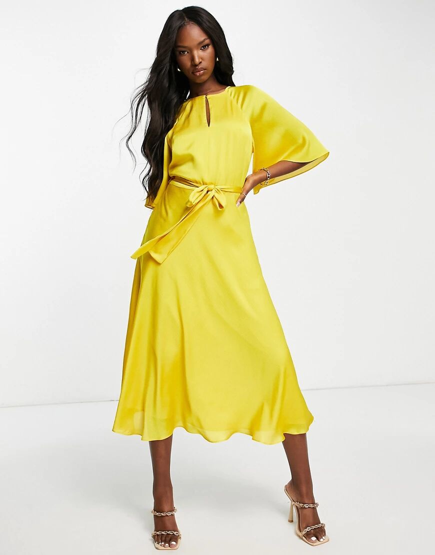 Ted Baker hariiet maxi dress in yellow  Yellow