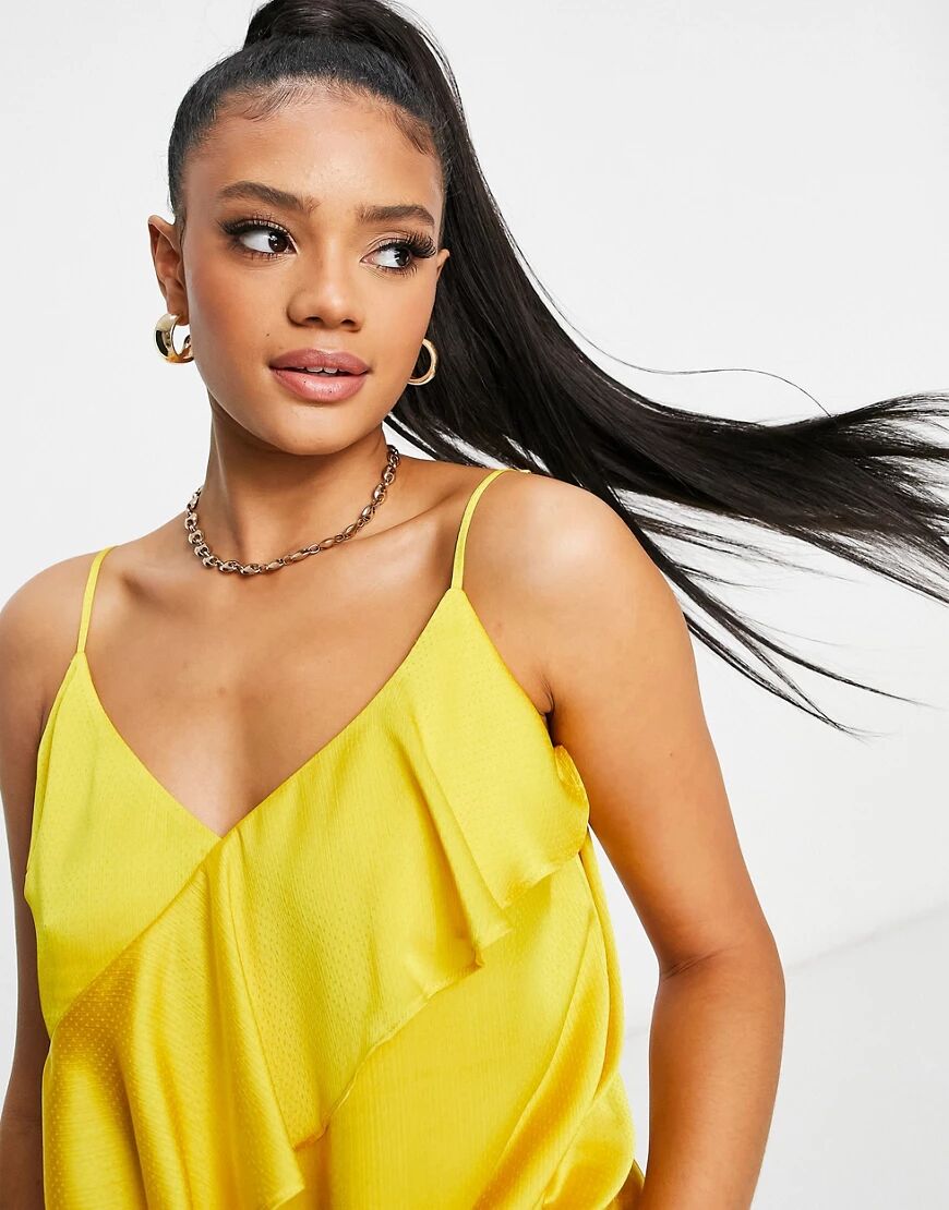 Ted Baker lulila strappy top in yellow-White  White