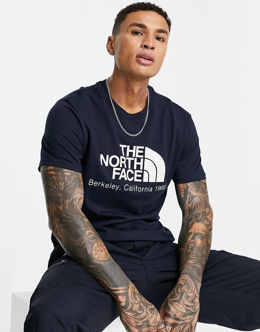 The North Face Berkley California t-shirt in navy  Navy