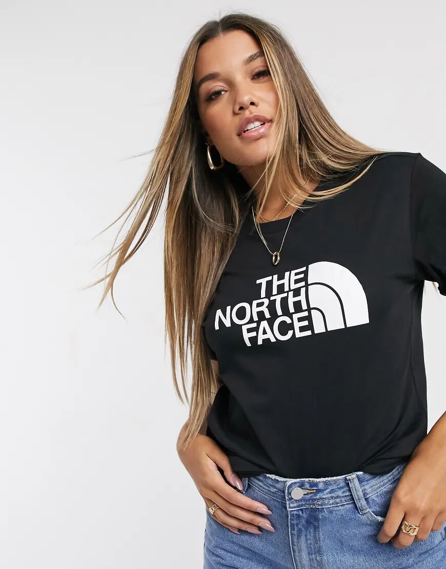 The North Face Easy boyfriend t-shirt in black  Black