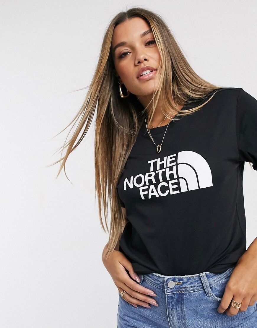 The North Face Easy boyfriend t-shirt in black  Black