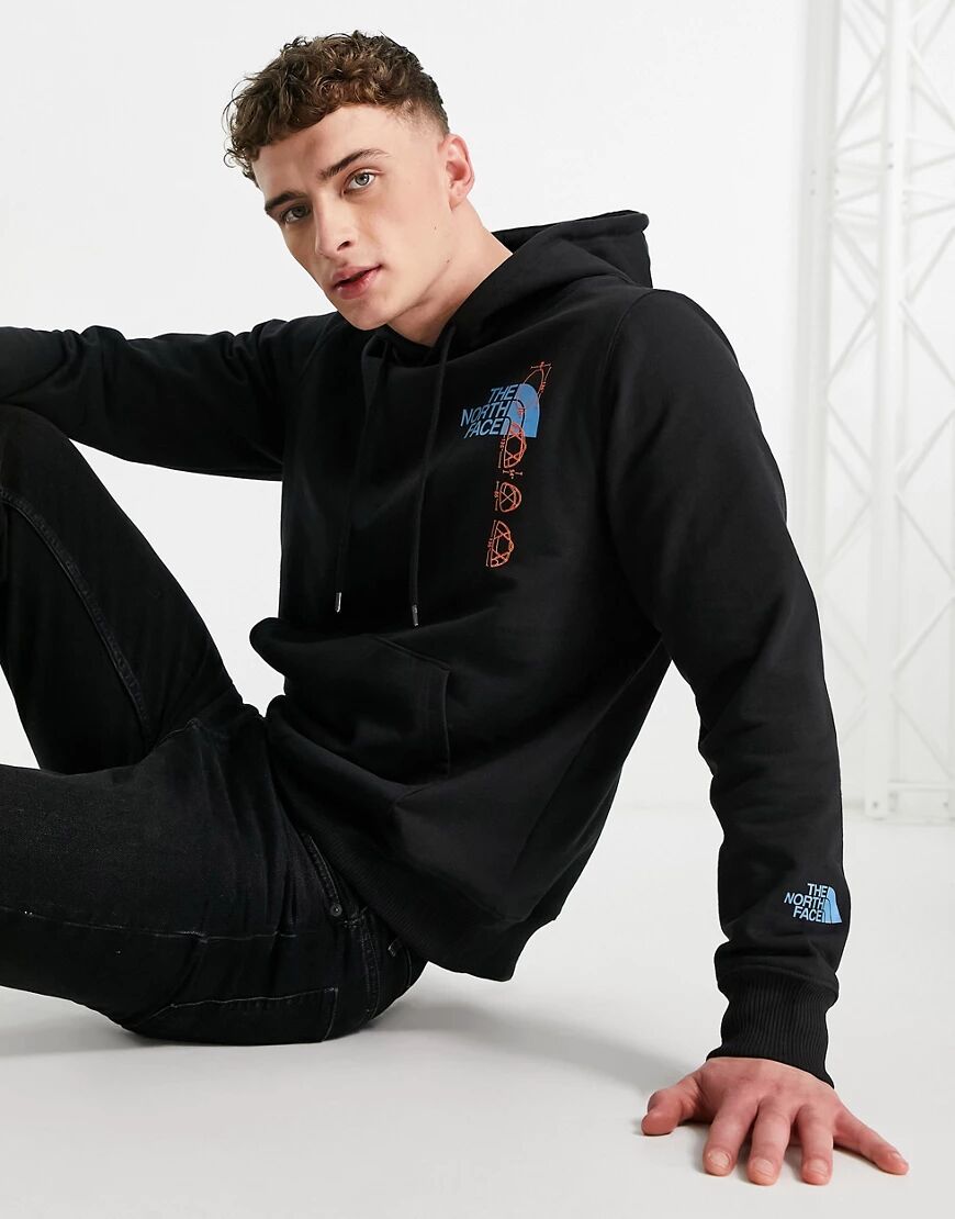 The North Face Expedition Graphic hoodie in black  Black