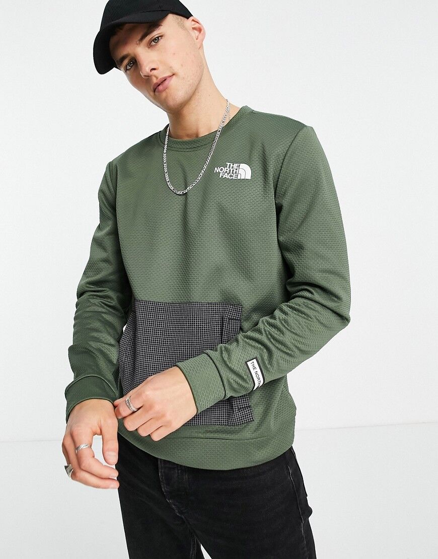 The North Face Mountain Athletic sweatshirt in khaki-Green  Green