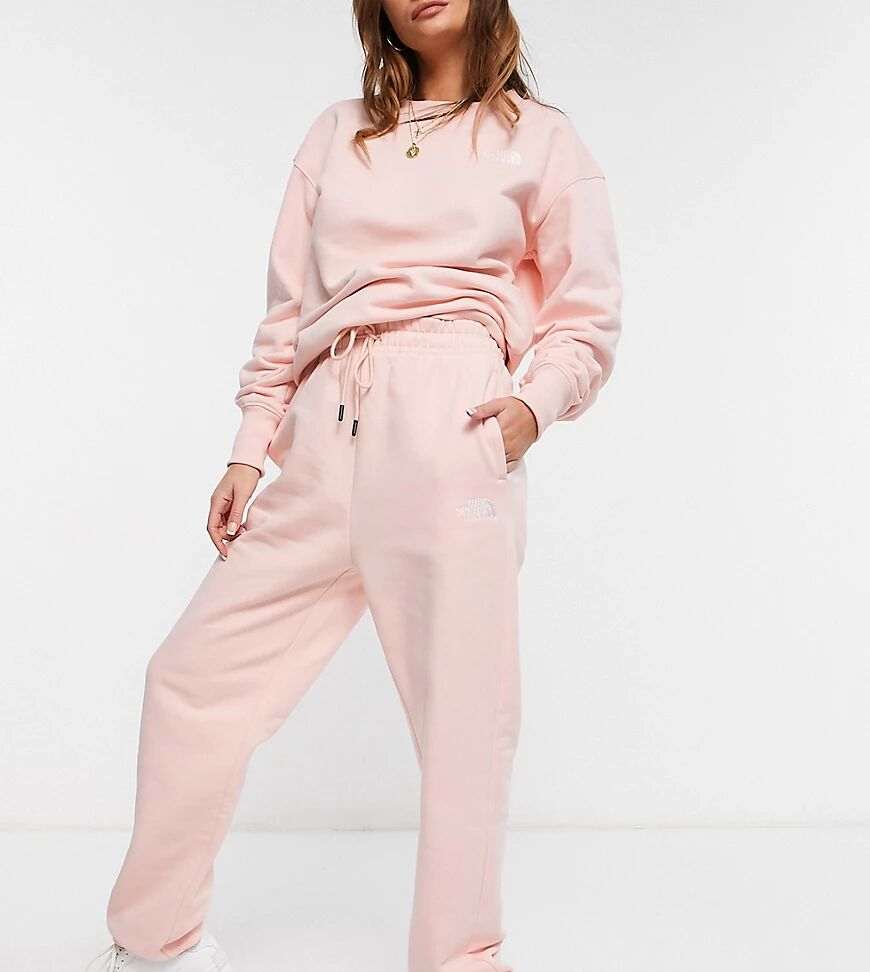 The North Face Oversized Essential jogger in light pink Exclusive at ASOS  Pink