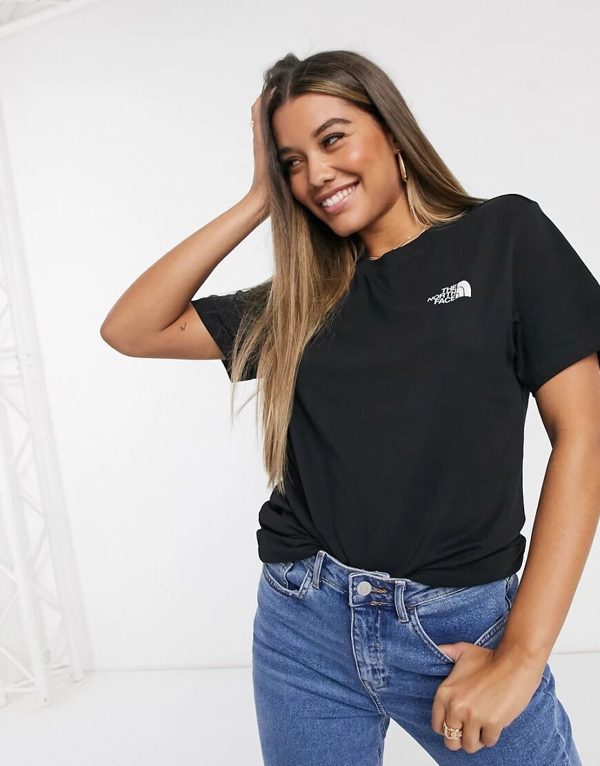 The North Face Simple Dome t-shirt in black  Black