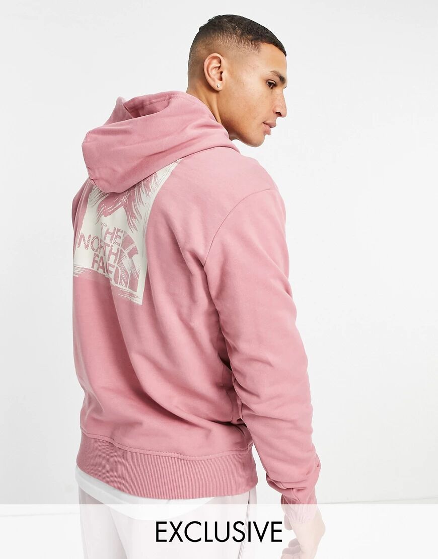 The North Face Stroke Mountain hoodie in pink Exclusive at ASOS  Pink