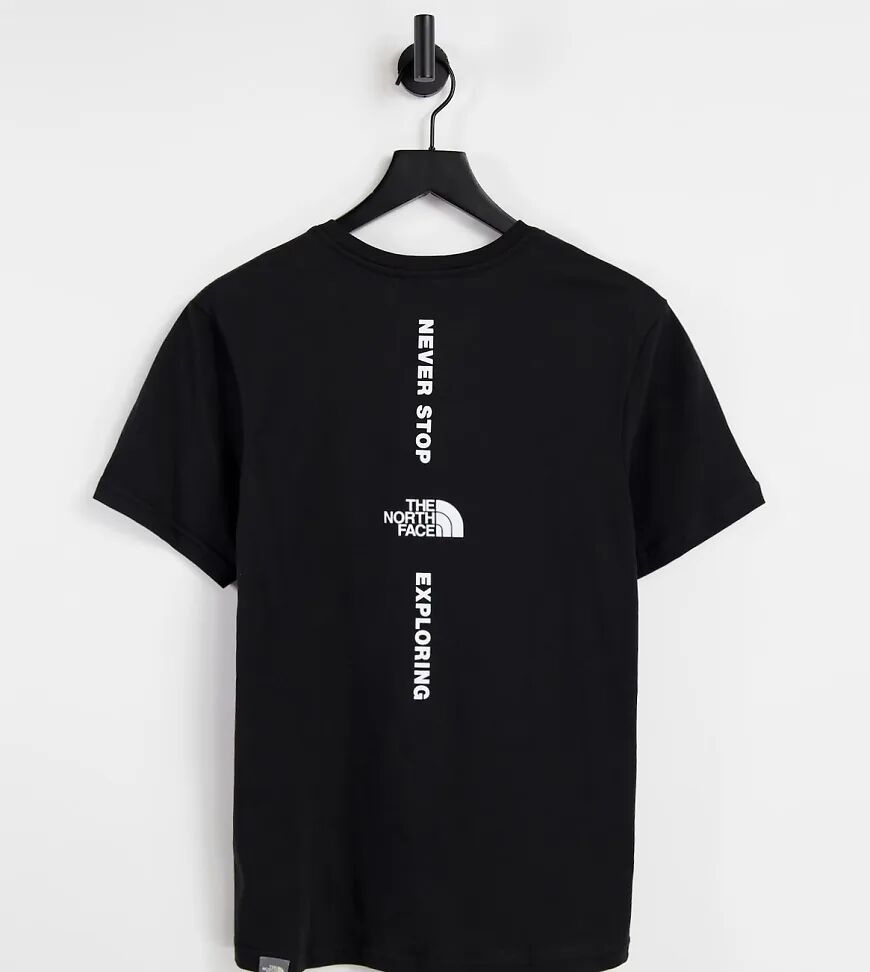 The North Face Vertical t-shirt in black Exclusive at ASOS  Black