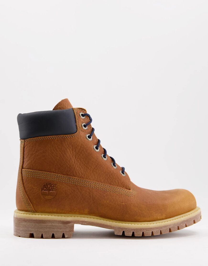 Timberland 6 inch premium boots in brown  Brown
