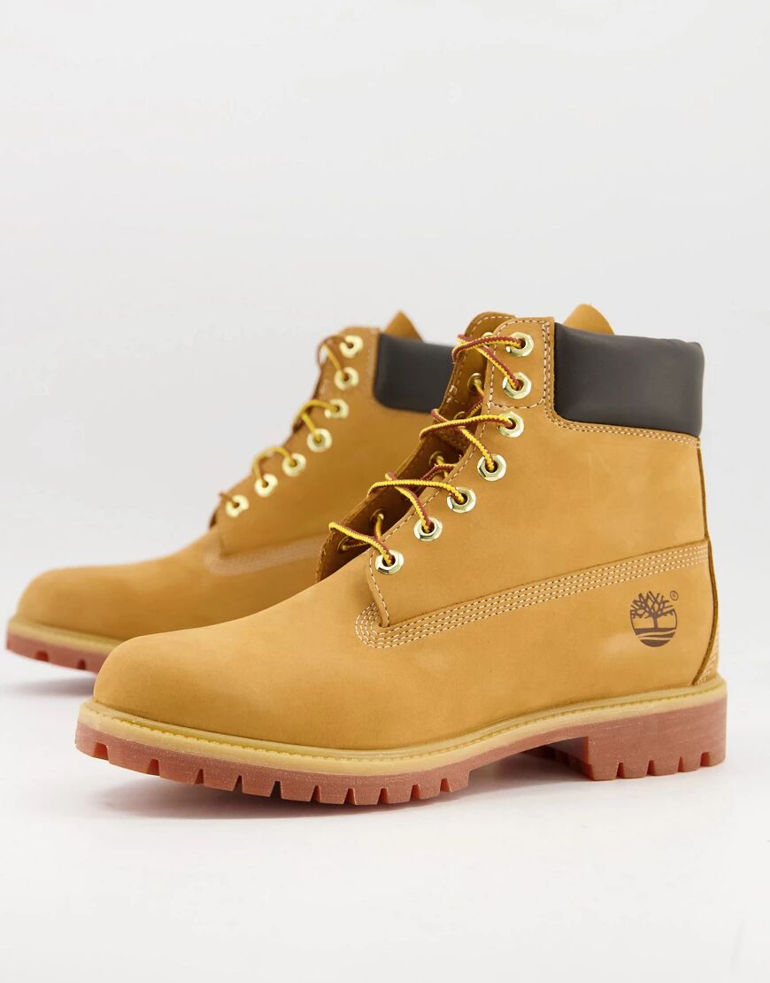 Timberland 6 inch premium boots in tan-Brown  Brown