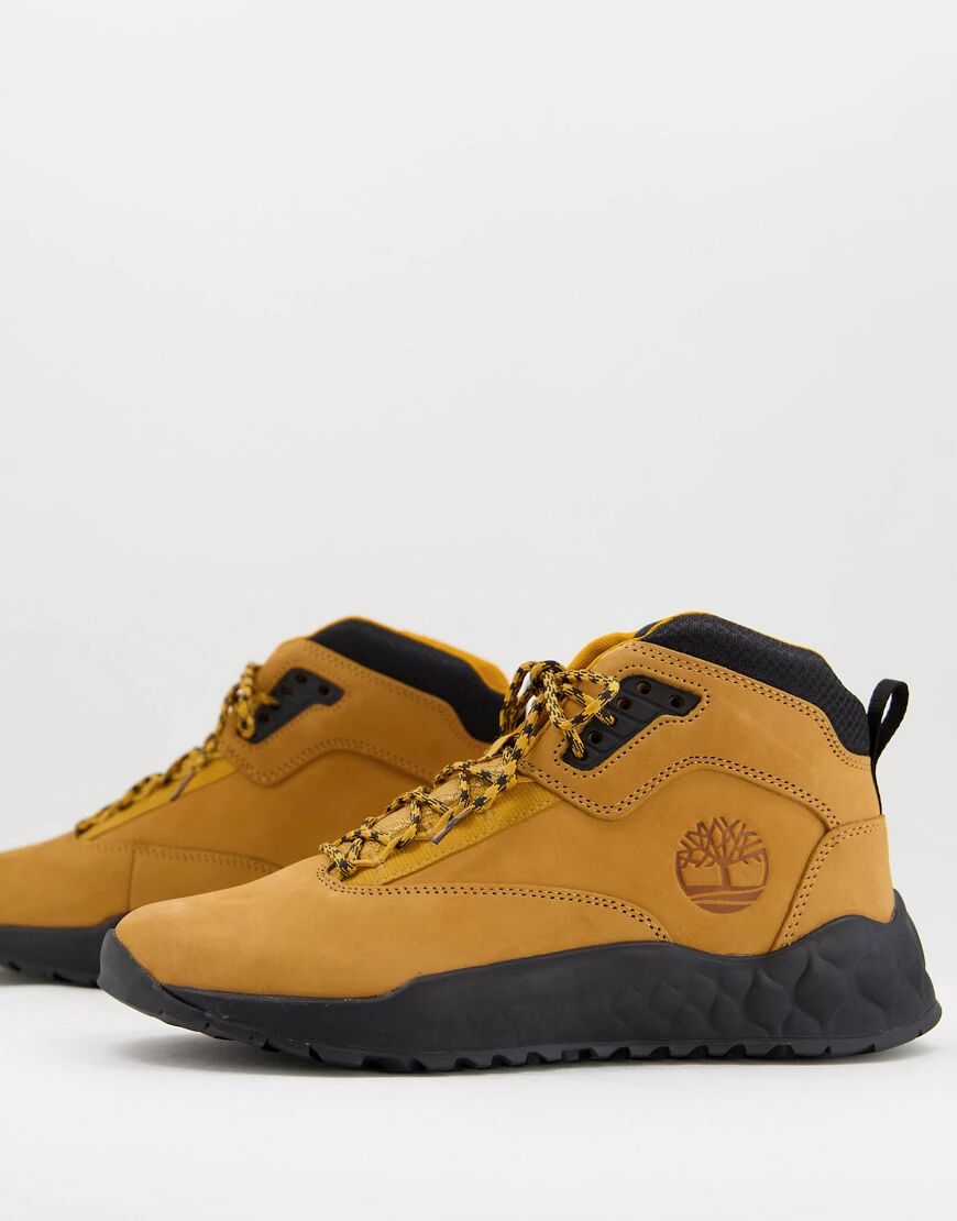Timberland Solar Wave Mid boots in wheat tan-Brown  Brown